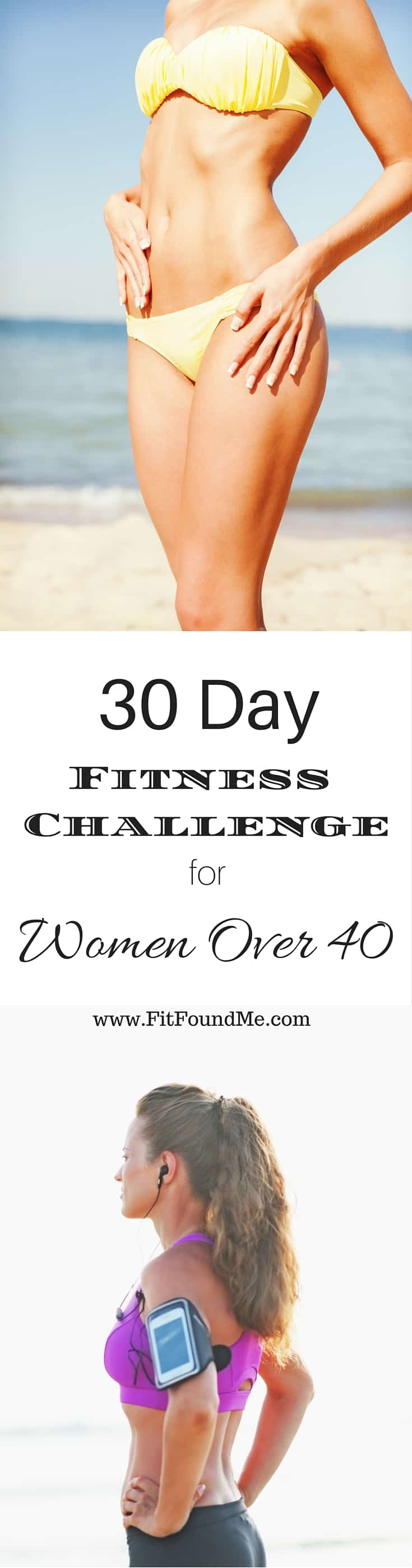 30 Day Fitness Challenge + Printable Calendar for Women Over 40